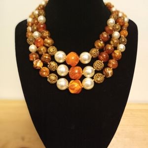 Beaded Statement Necklace